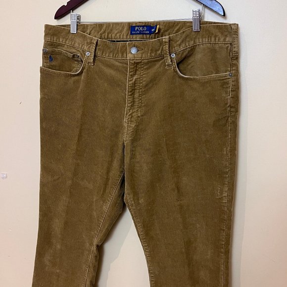 Polo Ralph Lauren Corduroy Varick Slim Straight Pants - Men's Size 38 X 30 - Picture 2 of 11